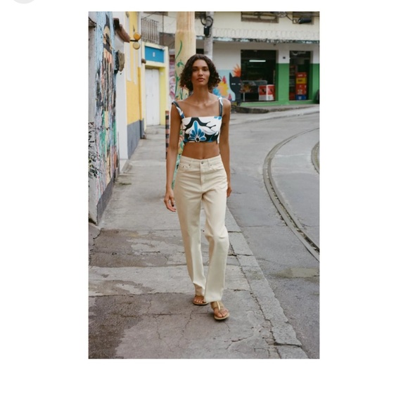 Zara printed crop top - Picture 6 of 6